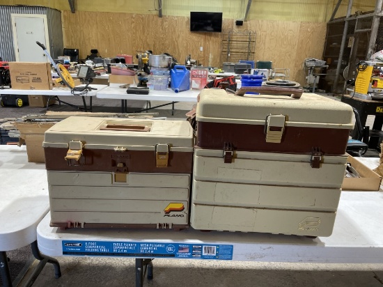 Lot of 2 tackle boxes