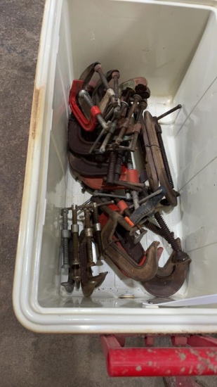 Cooler of C-clamps