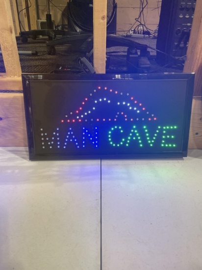 Man Cave neon sign-works