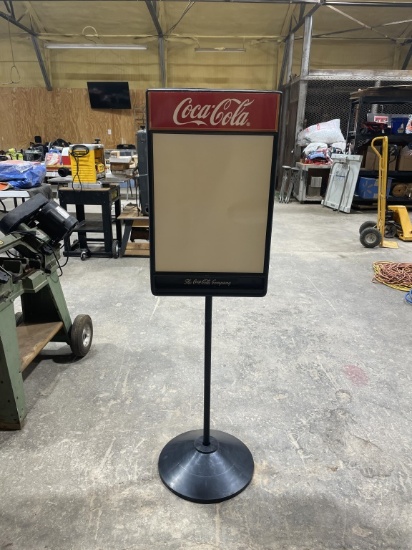 Coca Cola standing menu board