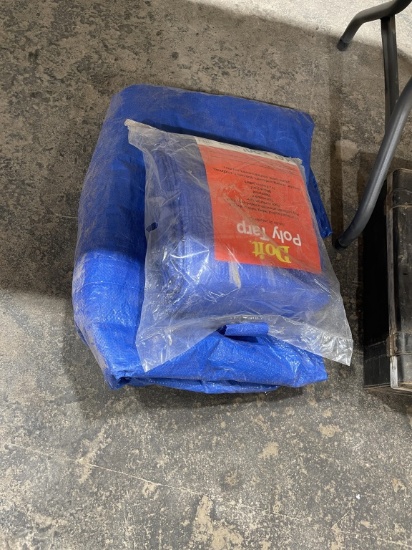 Lot of 2 poly tarps