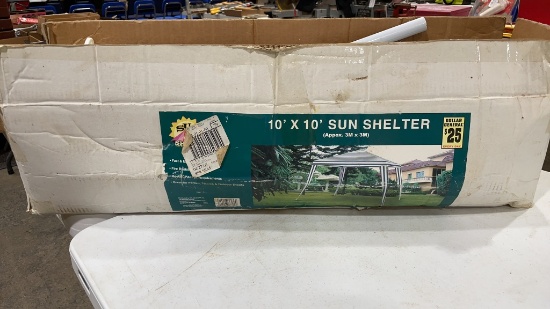 10’x10’ sun shelter canopy