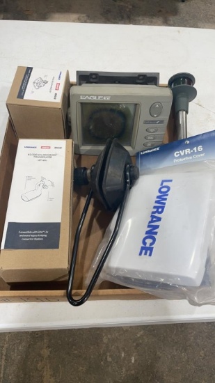 Box of boating accessories
