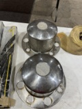 Pair of truck hub caps