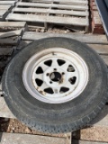 ST205/75R15 tire & rim