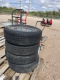 Set of 4–ST225/75R15 tires & rims