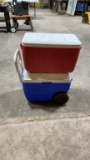 Lot of 2 Coleman coolers
