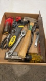 Box of misc hand tools