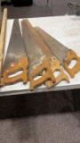 4 crosscut handsaws
