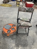 Collapsible cooler & hunter’s chair