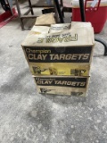 2 partial boxes of clay targets