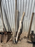 Lot of wood handled tools
