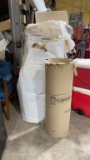 Roll of vinyl covered FBG insulation & partial