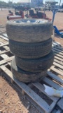 Lot of 4–215/65R17 tires & rims