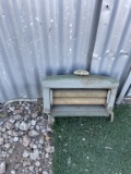 Antique filling station wringer