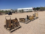 CAT 3306PC dissassembled engine on 4 pallets