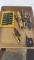 Box of regular & precision screwdrivers