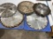Lot of 10” used saw blades