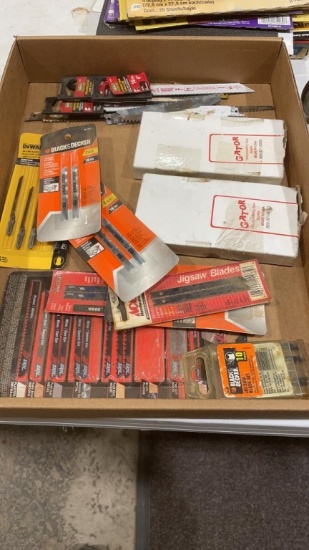 Lot of jigsaw & reciprocating saw blades