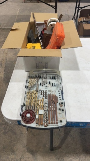 Lot of drill bits