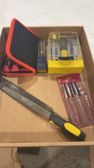 Box of regular & precision files