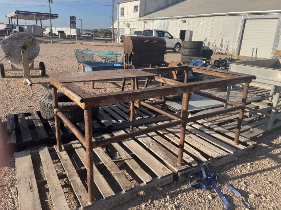 6ftx3ft steel welding table
