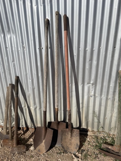 3 shovels