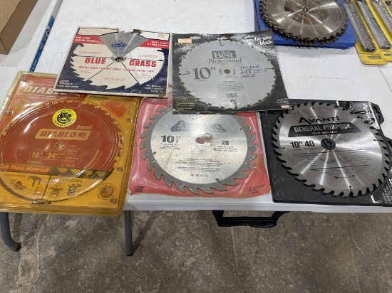 5 new 10” saw blades