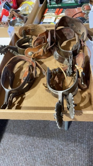 4 pairs of misc spurs