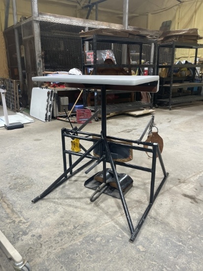 Patient standing table