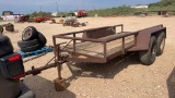 12’ shop made Utility trailer