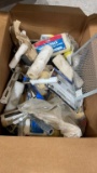 Box of painting supplies