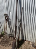 Digging bar,steel handle shovel,valve key,garden
