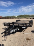 2017 Crossload 83”x20’ tilt bed trailer-has c