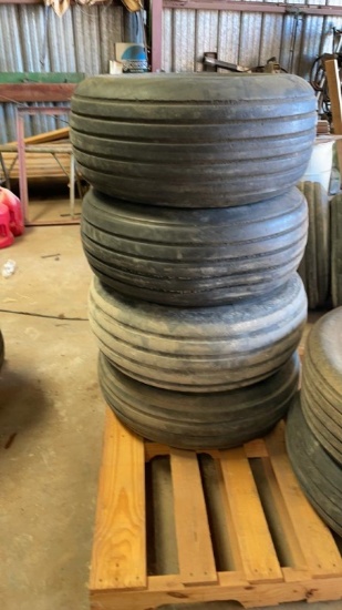 Lot of 4—11L-15 implement tires