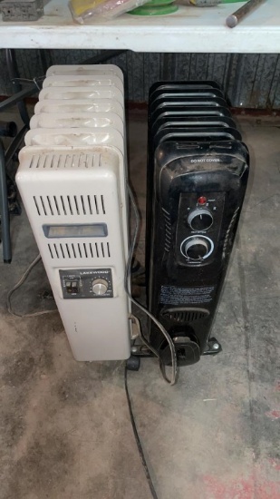 2 radiant heaters