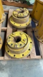 Pair of John Deere dual hubs