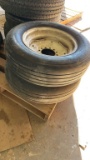 Lot of 2 used H29x9.0-15 implement tires