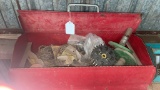 Box of misc roller chains & parts