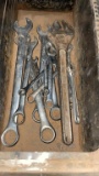 Toolbox of full set Olympia wrenches & 2 adj