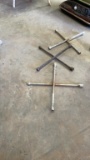 Lot of 3—4Way luge wrenches