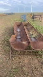 Double feed trough