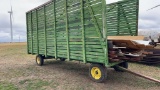 Wooden Cotton Trailer w/ lumber