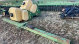 Front mount spray tanks and bracket