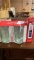 New Set of 4 Coca-Cola can 12oz glasses & bottle