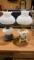 2 antique lamps