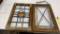 2 hanging stain glass