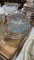 2 boxes of glass decorative bowls,candy