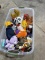 Tub of toys & stuffed animals