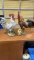2 rooster figures